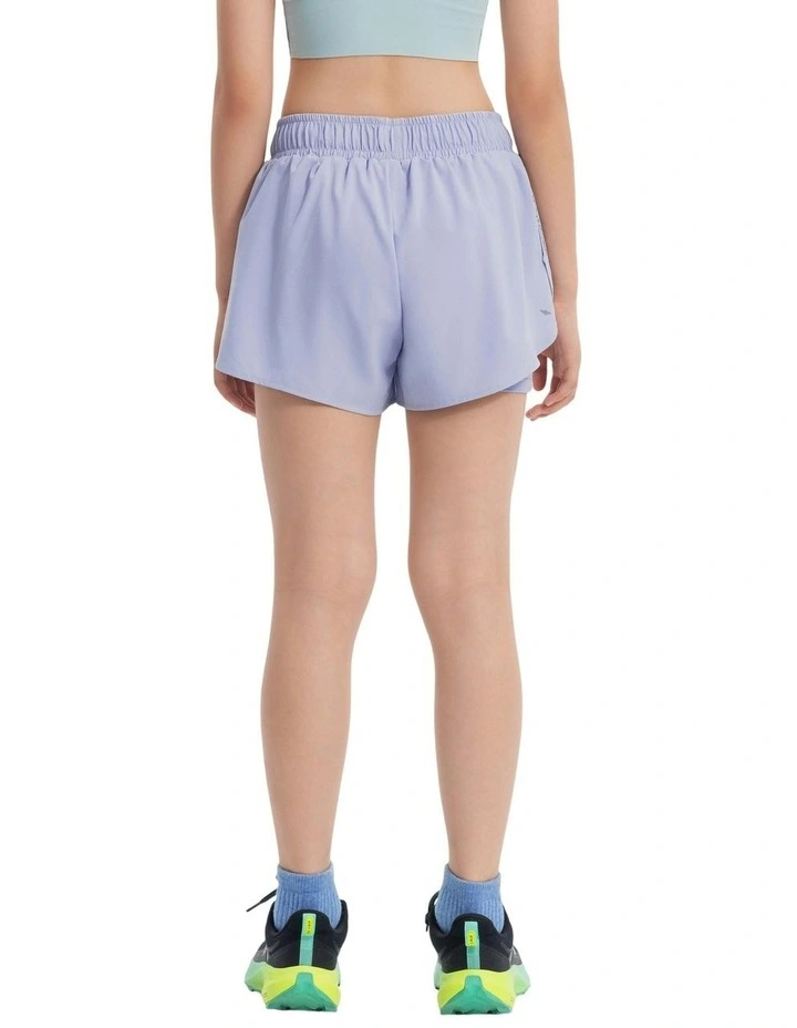 Kiprun Girls Running Tight Shorts 900 Purple image 1