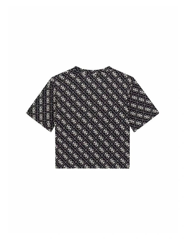 Midi T-Shirt in Black Logo image 2