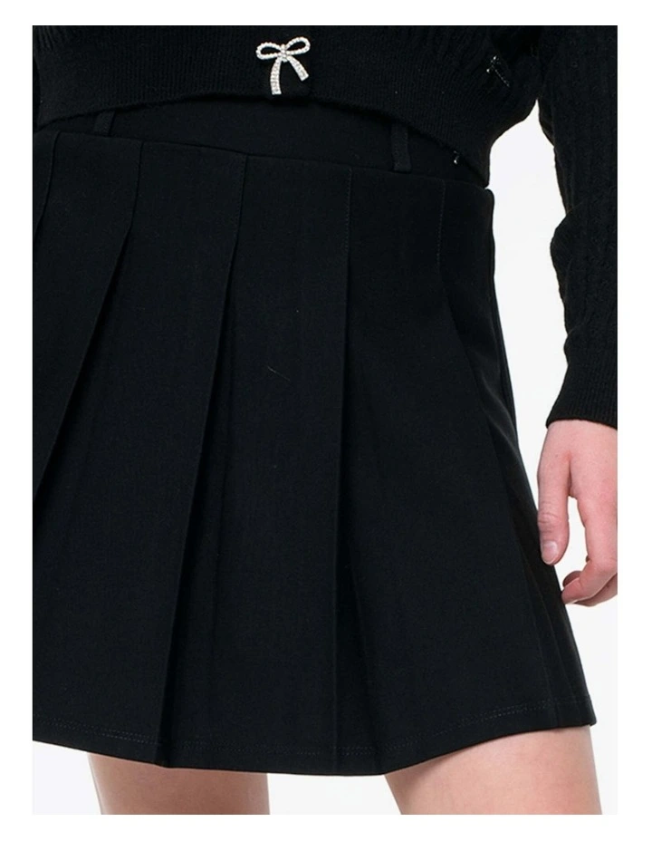 Punto Milano Midi Skirt in Black image 3