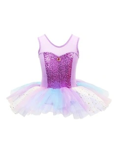 Disney The Little Mermaid Sparkle Tiered Tutu Dress
