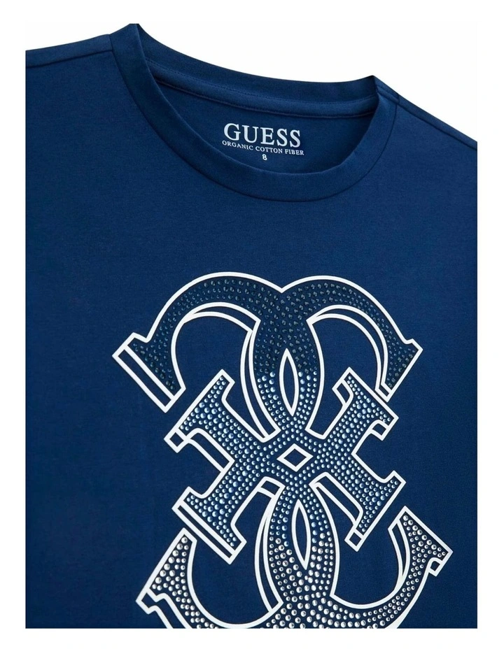 Midi Graphic T-Shirt in Blue image 2