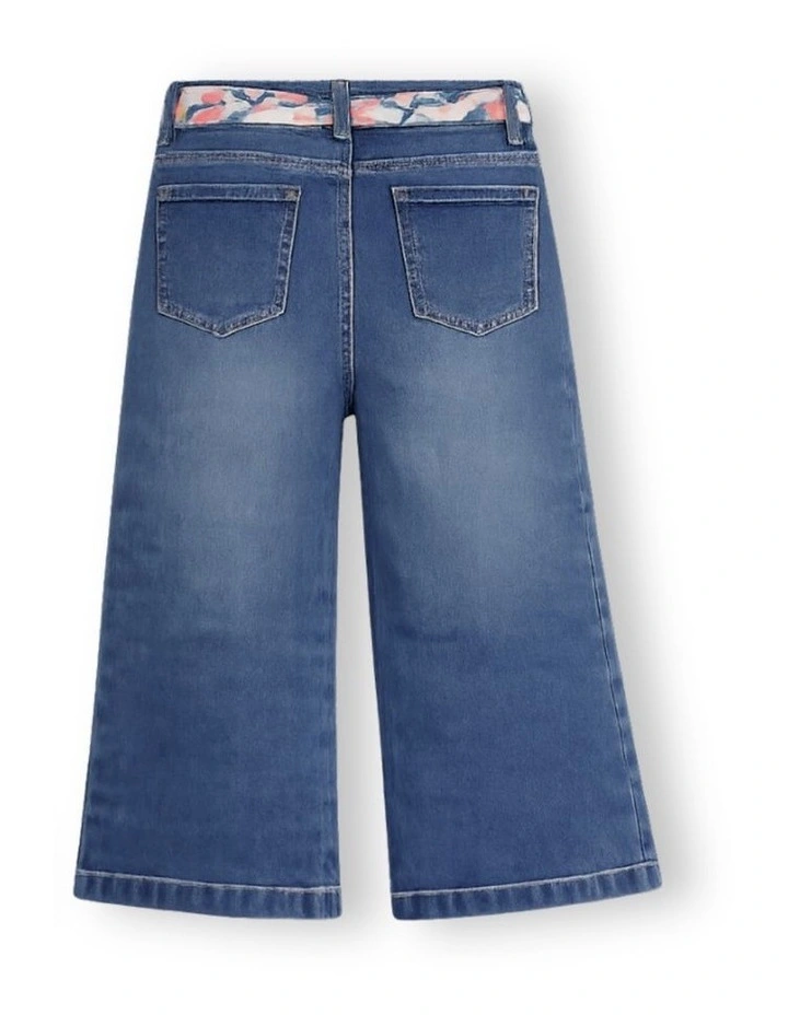 G & J Floral Embroidered Wide Leg Jeans image 2