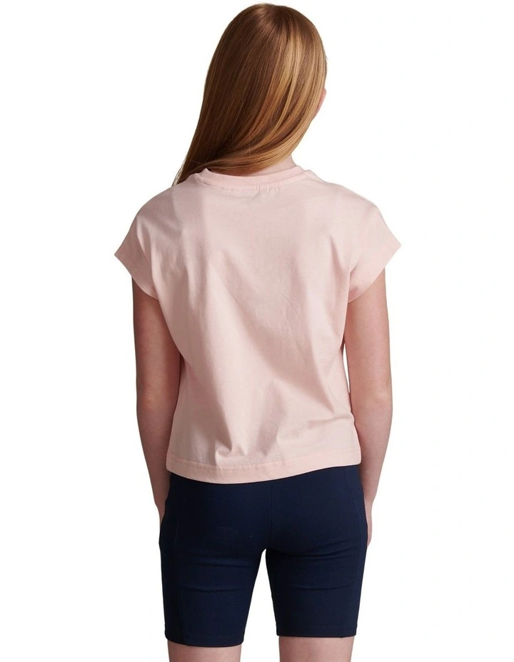 Girls Cap Sleeve Tank Top Crystal Rose image 4