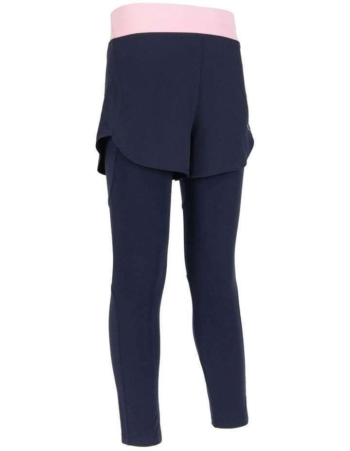 Domyos Girls Shorts With Leggings in Steel Blue image 1