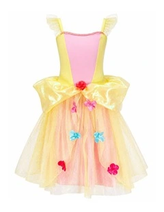 Yellow Flower Fairy Magic Sparkle Dress