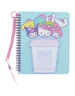 Hello Kitty & Friends - Snack Shop Notebook and Pen - Stationery - 3 years 
