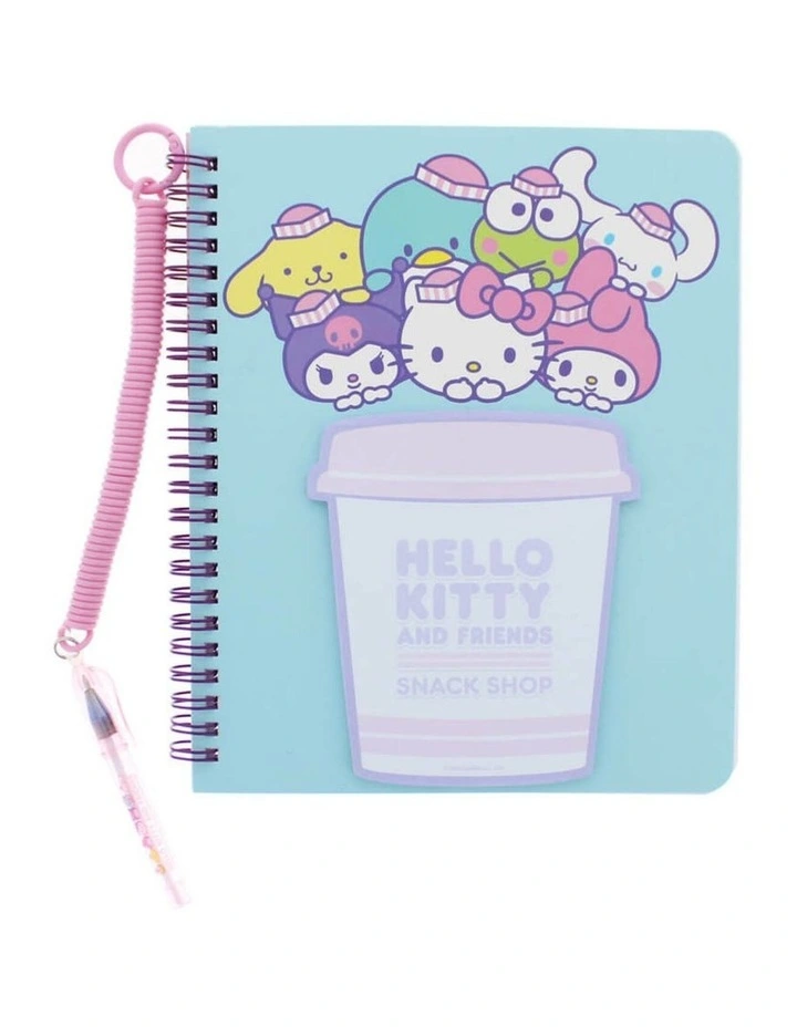 Hello Kitty & Friends - Snack Shop Notebook and Pen - Stationery - 3 years image 1