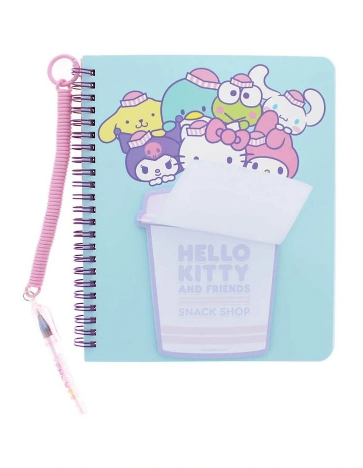 Hello Kitty & Friends - Snack Shop Notebook and Pen - Stationery - 3 years image 2