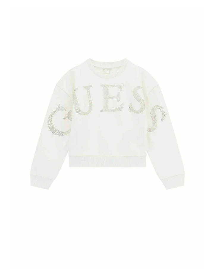 Eco Long Sleeve Active Top in White image 1