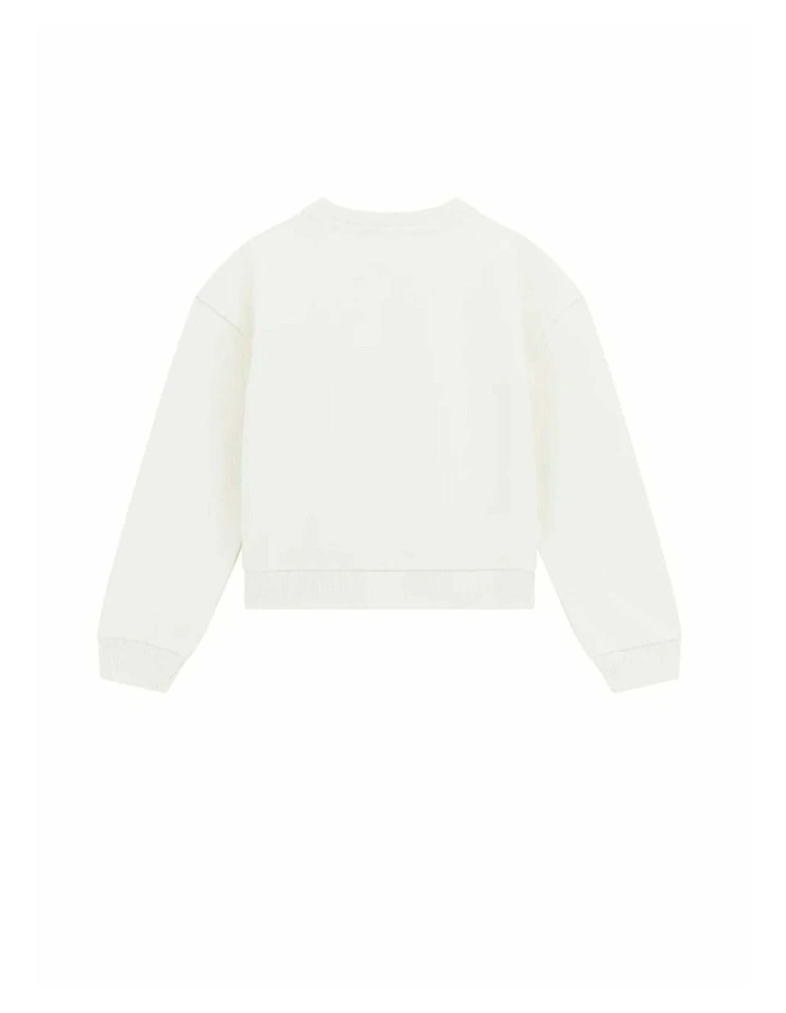 Eco Long Sleeve Active Top in White image 2
