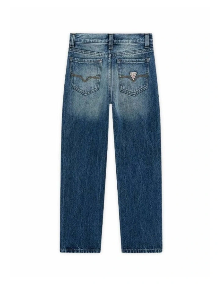 Regular Fit Denim Pants in Blue image 2