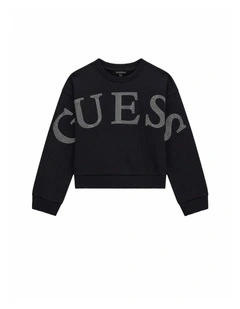 Eco Long Sleeve Active Top in Black