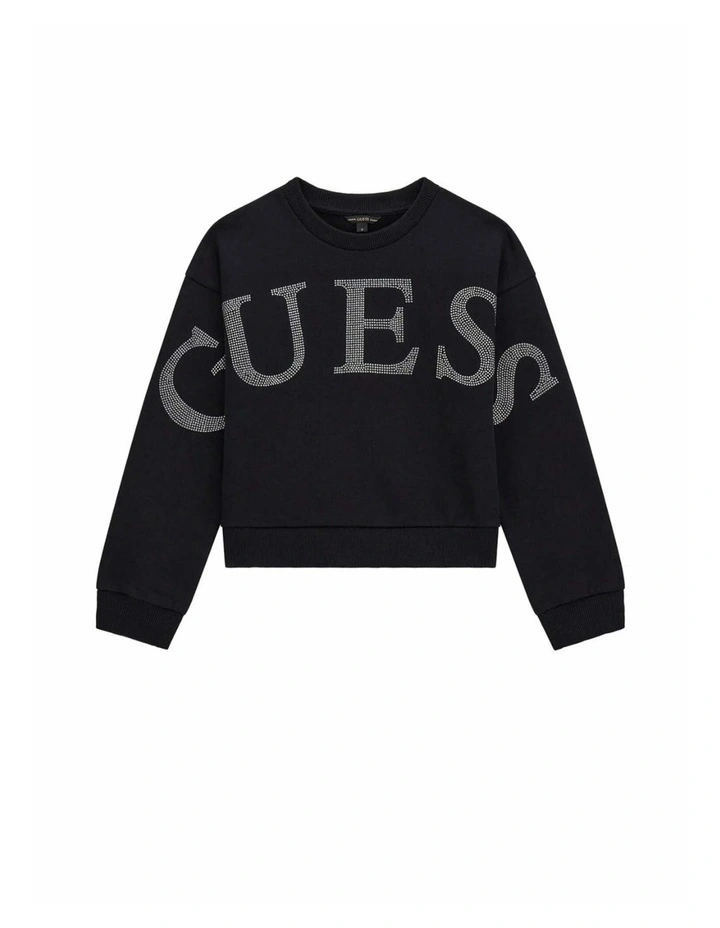 Eco Long Sleeve Active Top in Black image 1
