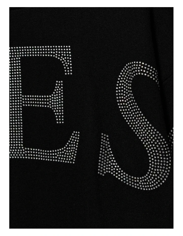 Eco Long Sleeve Active Top in Black image 2