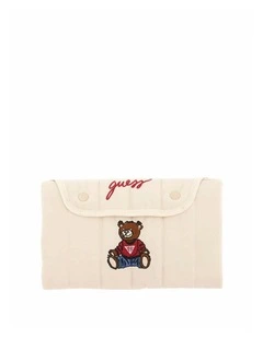 Teddy Bear Newborn Changing Mat in Beige