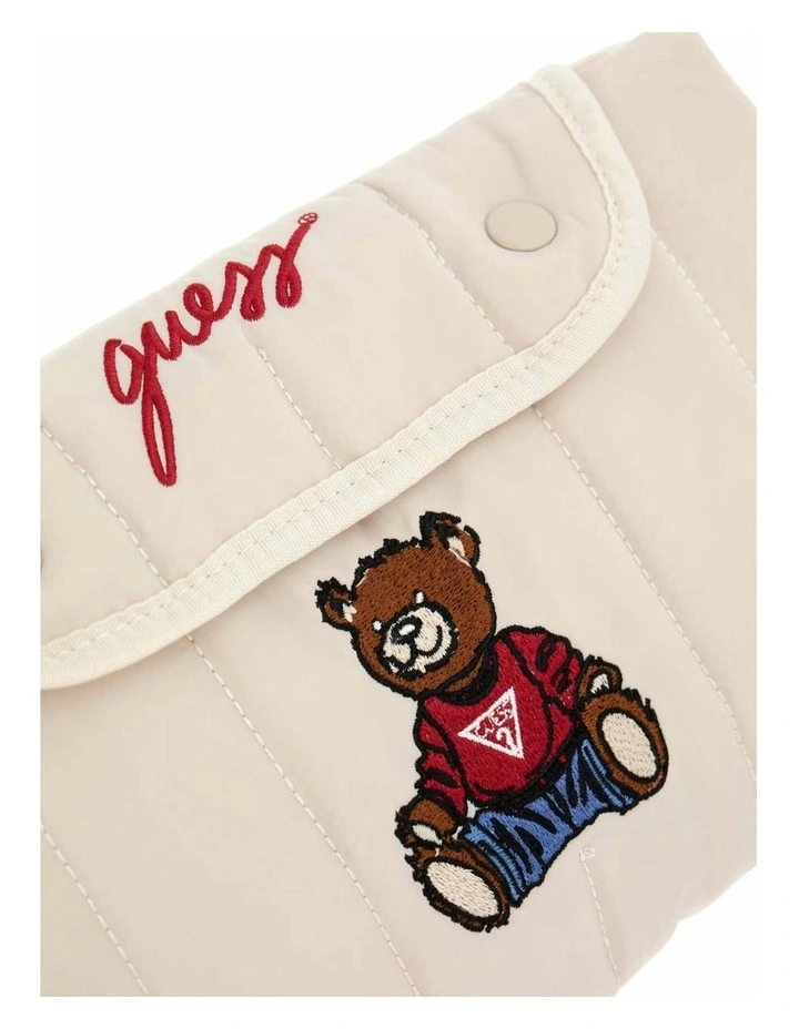 Teddy Bear Newborn Changing Mat in Beige image 2