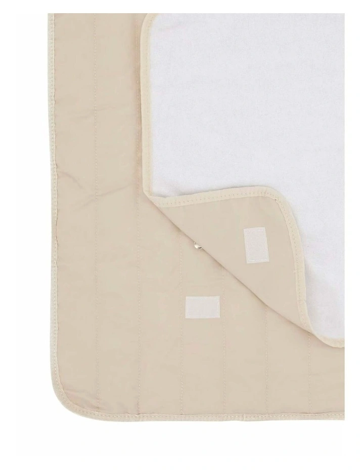 Teddy Bear Newborn Changing Mat in Beige image 5