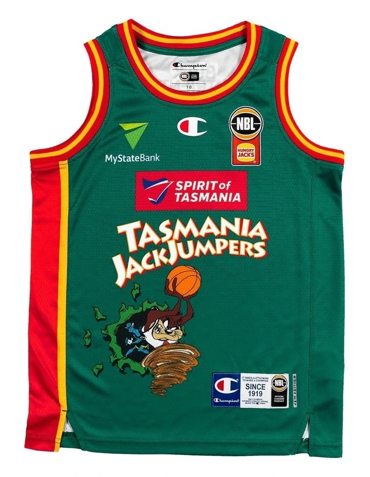 Tasmania JackJumpers 25/26 Youth Space Jam Jersey in Multi image 3