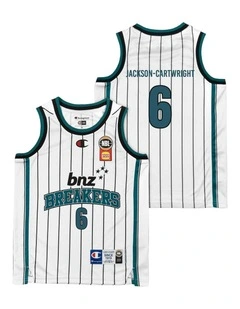 New Zealand Breakers 25/26 Youth Jersey - Parker Jackson-Cartwright in White