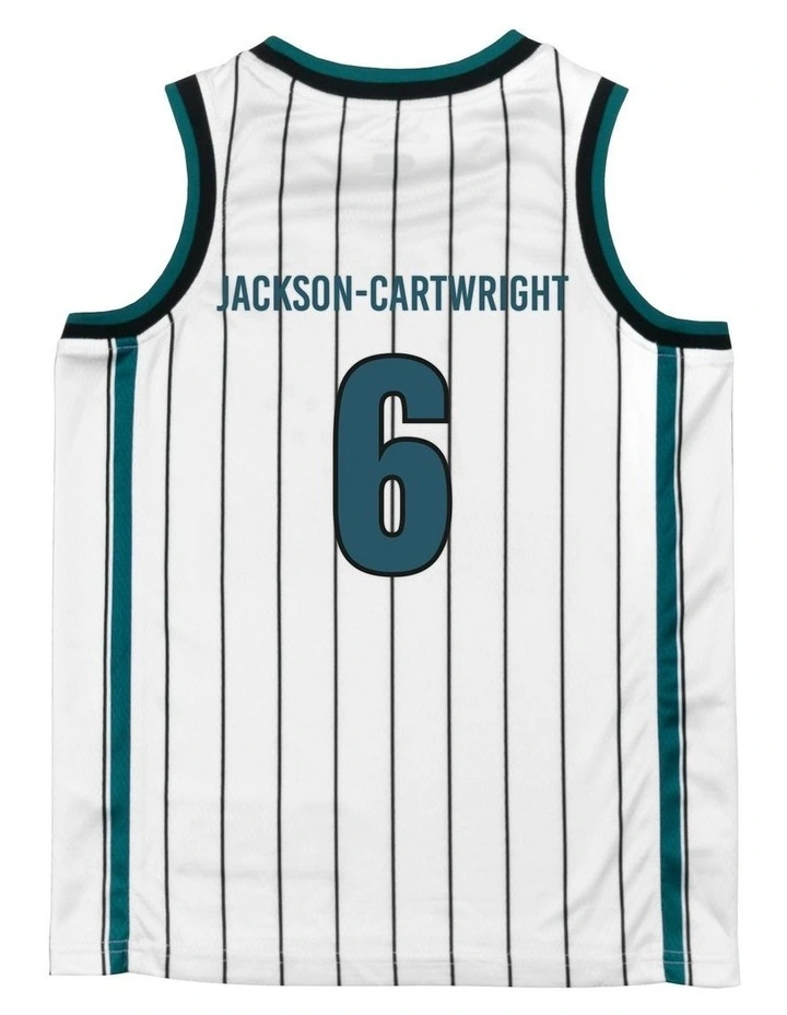 New Zealand Breakers 25/26 Youth Jersey - Parker Jackson-Cartwright in White image 4