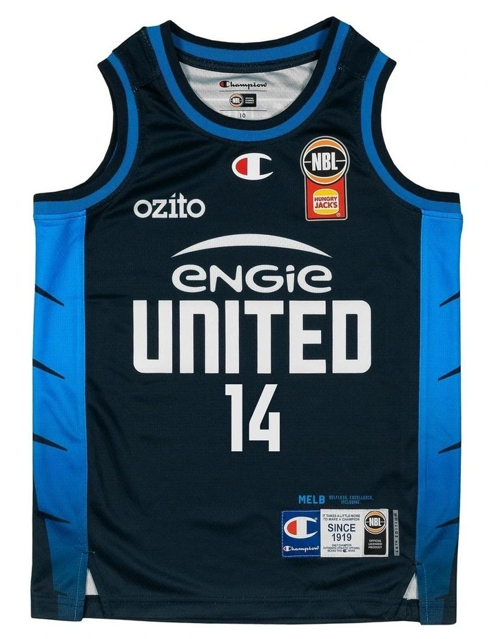 Melbourne United 25/26 Youth Primary Jersey in Blue image 3