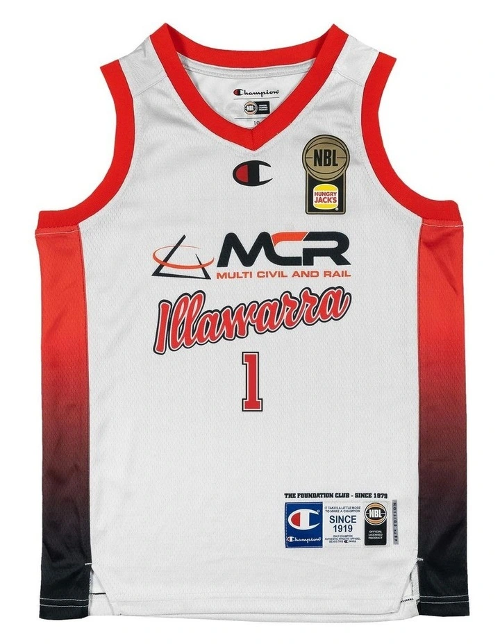 Illawarra Hawks 25/26 Youth HoopsFest Tyler Harvey Jersey Pack of 2 in Grey image 3