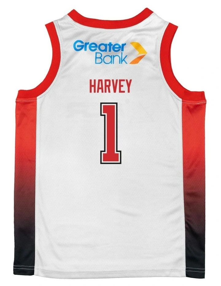 Illawarra Hawks 25/26 Youth HoopsFest Tyler Harvey Jersey Pack of 2 in Grey image 4