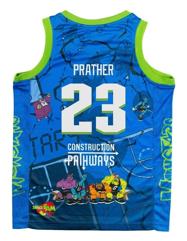 Brisbane Bullets 25/26 Youth Space Jam Jersey - Casey Prather image 4