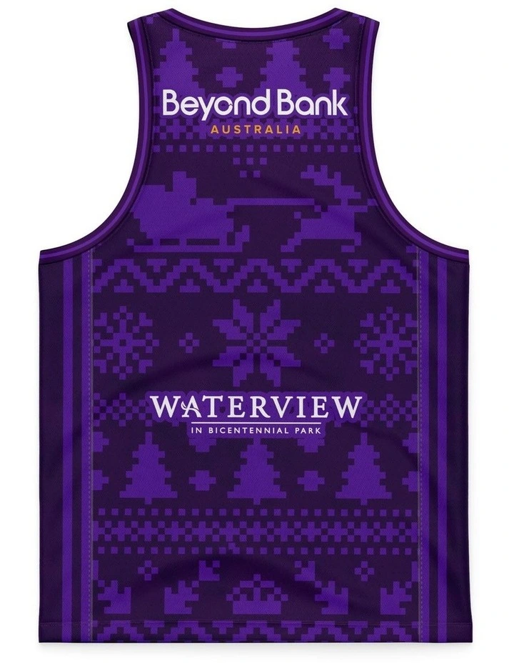 Sydney Kings 25/26 Youth Christmas Jersey Pack of 2 in Purple image 3