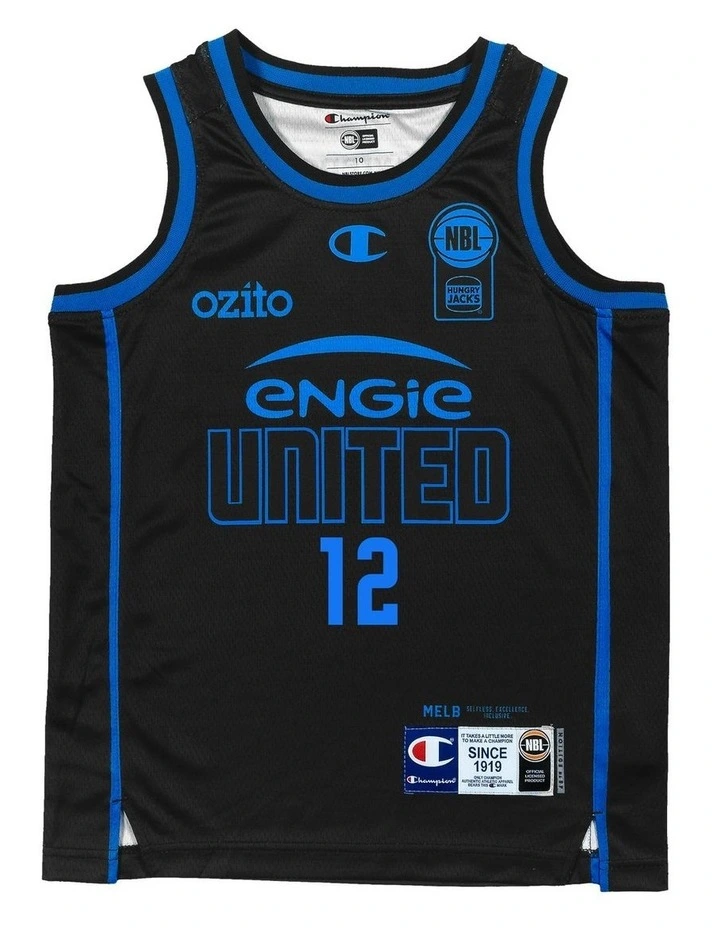 Melbourne United 25/26 Youth HoopsFest Jersey in Tom Wilson image 3