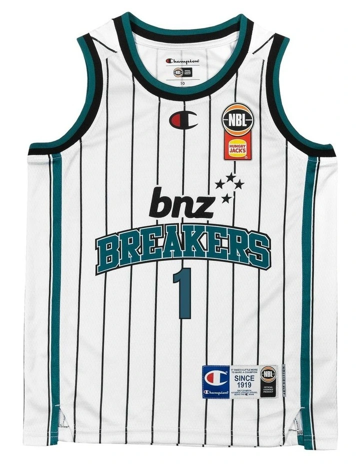 New Zealand Breakers 25/26 Youth HoopsFest Jersey in Karim Lopez image 3