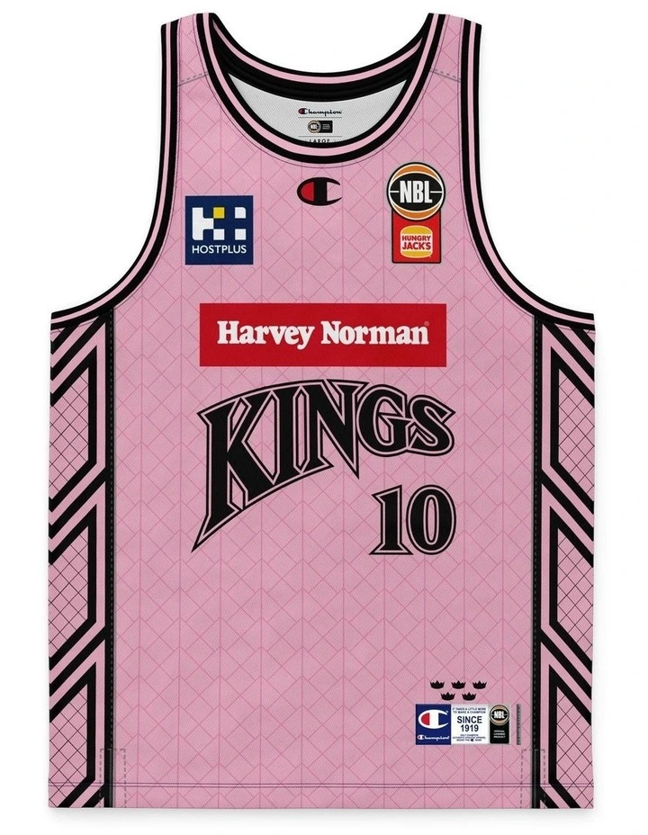 Xavier Cooks Sydney Kings 25/26 Youth Pink Jersey in Pink image 2