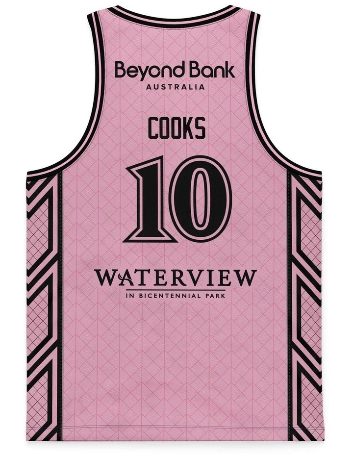 Xavier Cooks Sydney Kings 25/26 Youth Pink Jersey in Pink image 3