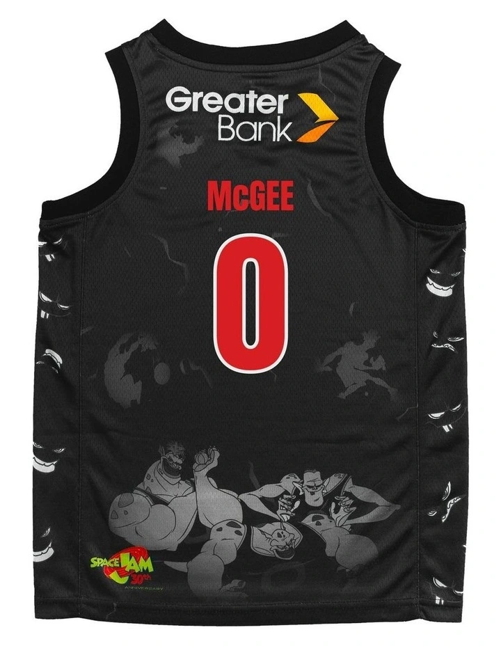 JaVale McGee Illawarra Hawks 25/26 Youth Space Jam Jersey in Black image 4