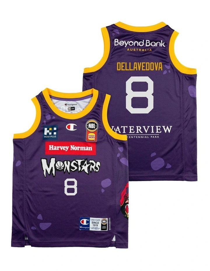 Matthew Dellavedova Sydney Kings 25/26 Youth Space Jam Jersey in Purple image 1