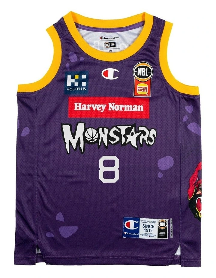 Matthew Dellavedova Sydney Kings 25/26 Youth Space Jam Jersey in Purple image 3