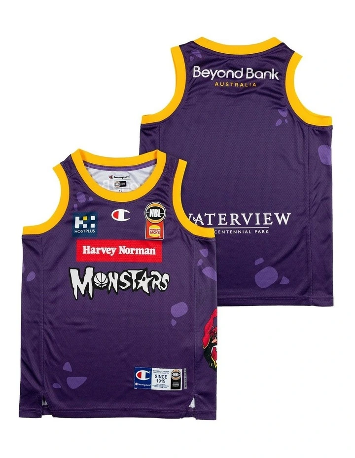 Sydney Kings 25/26 Youth Space Jam Jersey in Purple image 1