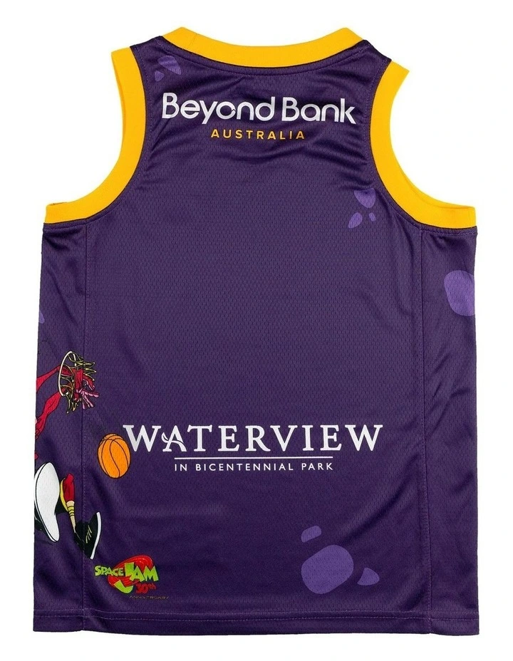 Sydney Kings 25/26 Youth Space Jam Jersey in Purple image 4
