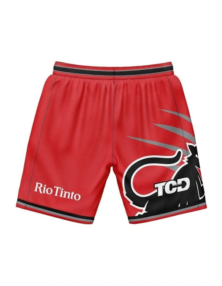 Perth Wildcats 25/26 Youth Retro Round Shorts image 3