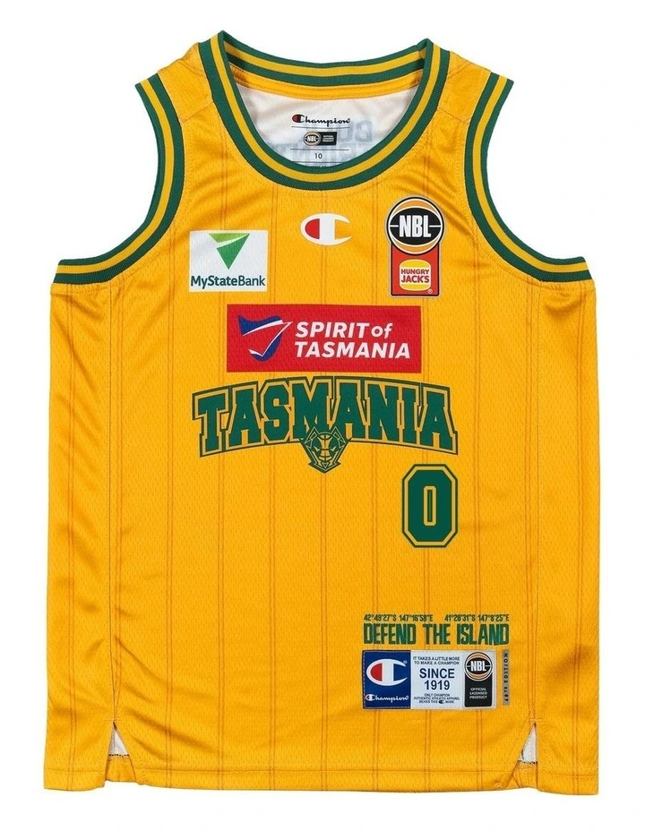 Tasmania JackJumpers 25/26 Youth HoopsFest Jersey in Bryce Hamilton image 3