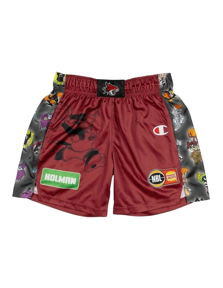 Perth Wildcats 25/26 Youth Space Jam Shorts image 3