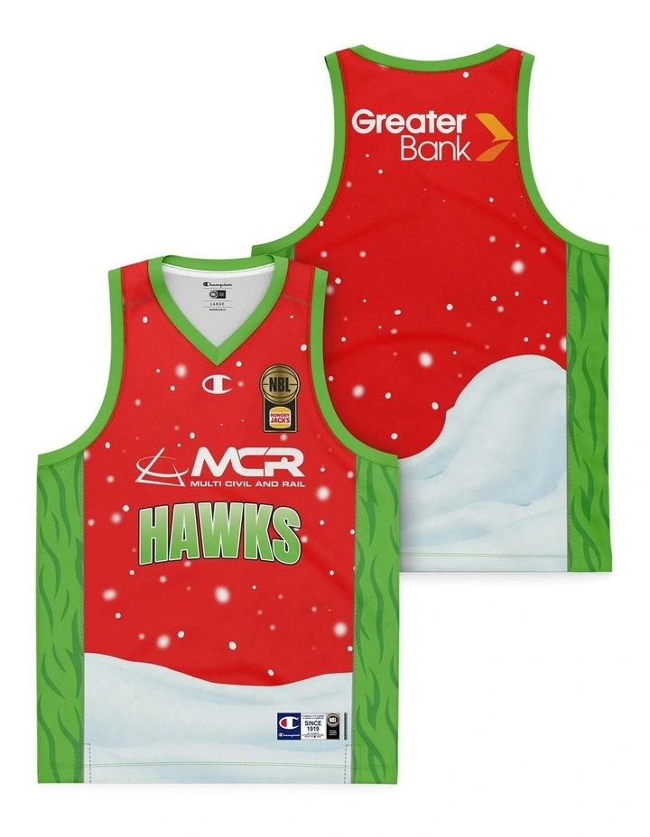 Illawarra Hawks 25/26 Youth Christmas Jersey image 1