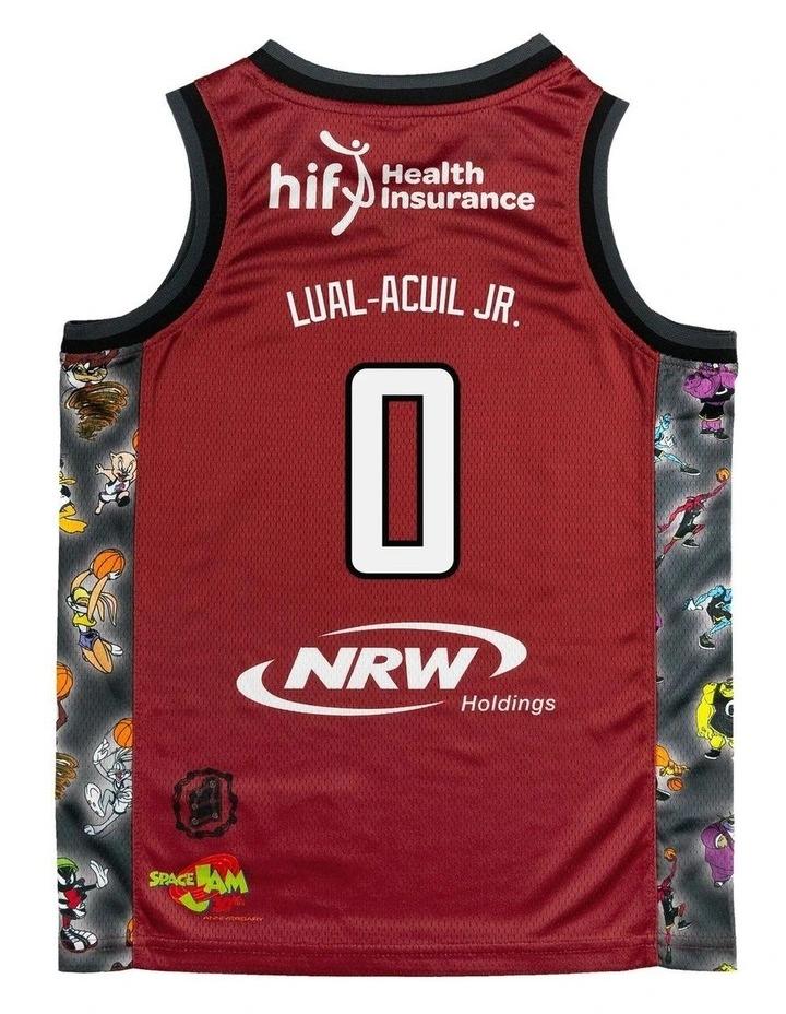 Perth Wildcats 25/26 Youth Space Jam Jersey in Jo Lual-Acuil Jr. image 4
