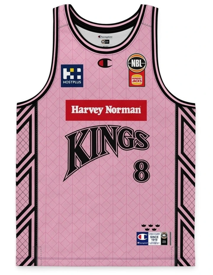 Sydney Kings 25/26 Youth Pink Jersey in Matthew Dellavedova image 2