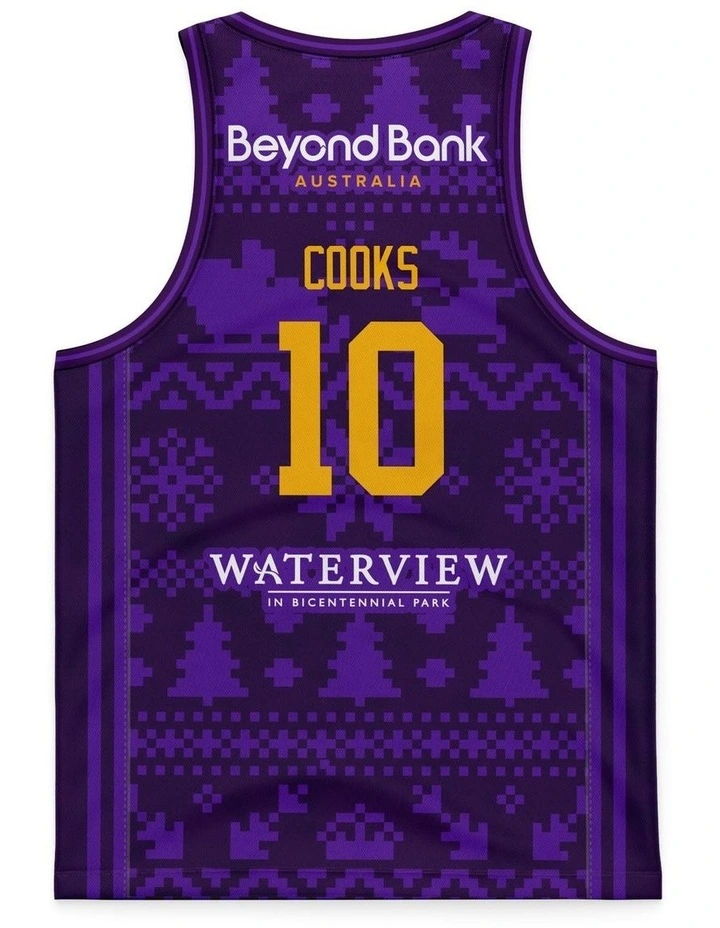 Sydney Kings 25/26 Youth Christmas Jersey in Xavier Cooks image 3