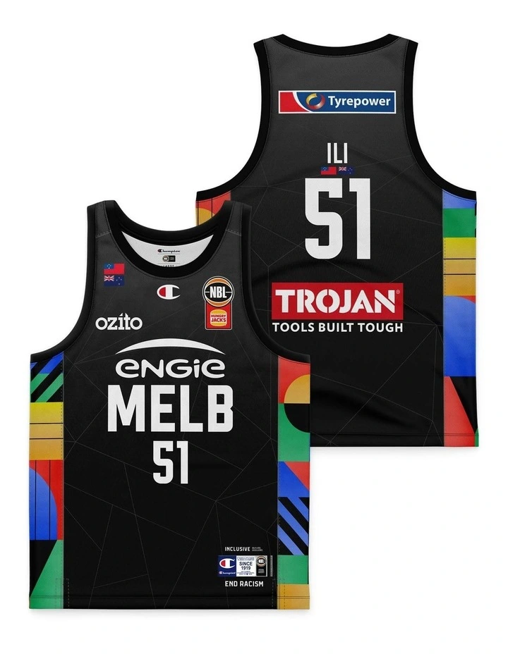 Melbourne United 25/26 Youth Multicultural Jersey - Shea Ili image 1