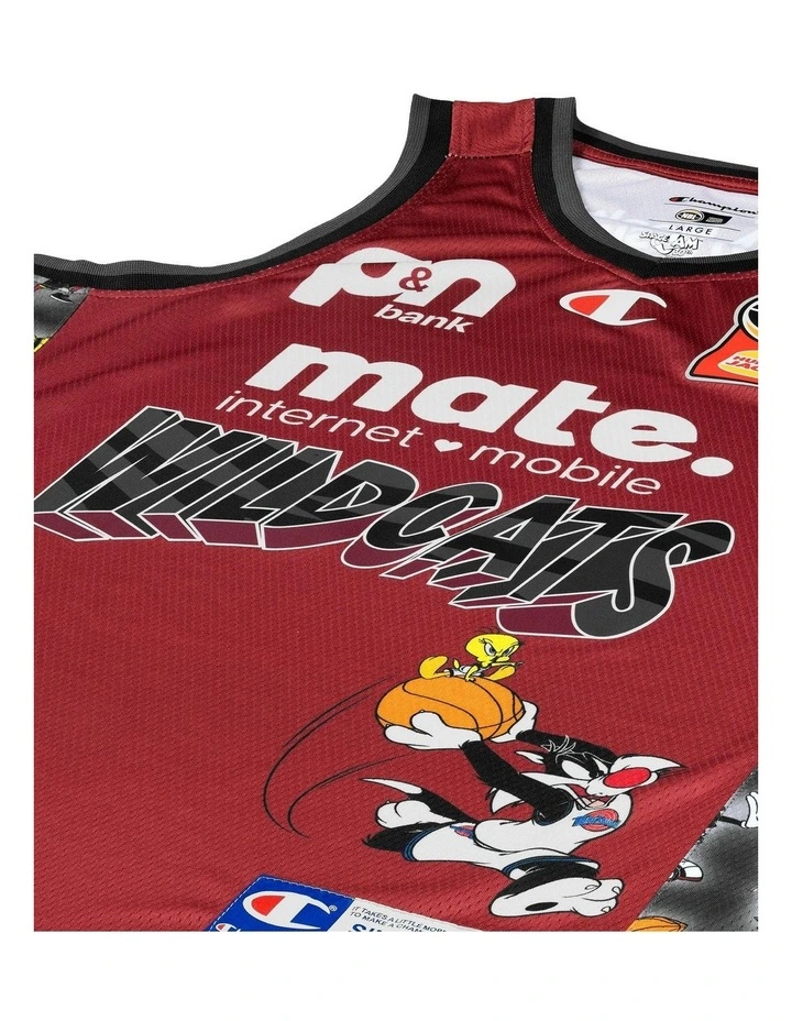 Perth Wildcats 25/26 Youth Space Jam Jersey in Ben Henshall image 2