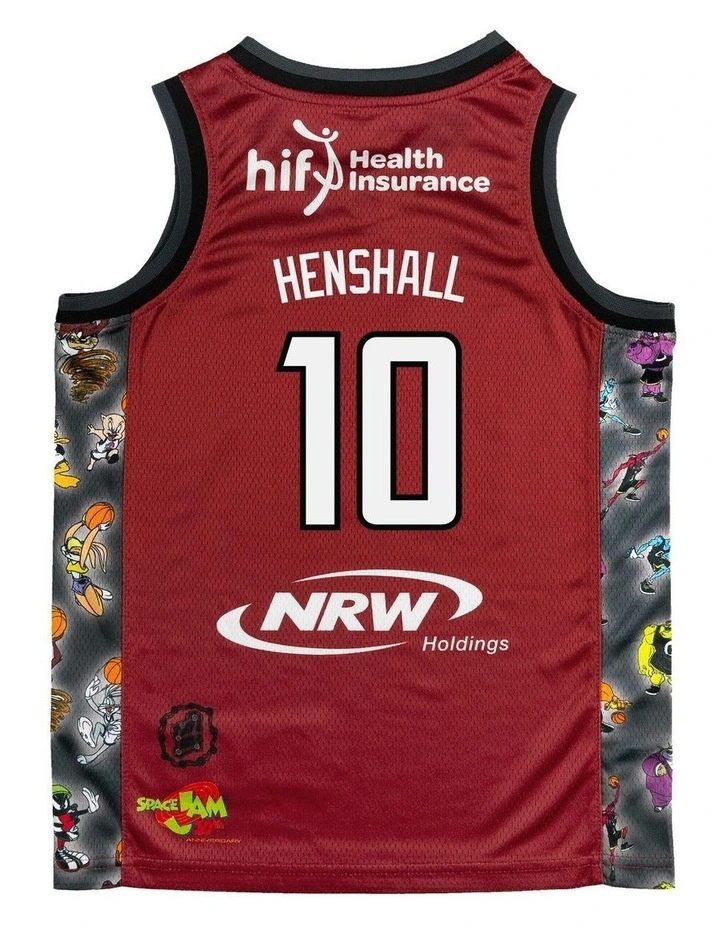 Perth Wildcats 25/26 Youth Space Jam Jersey in Ben Henshall image 4