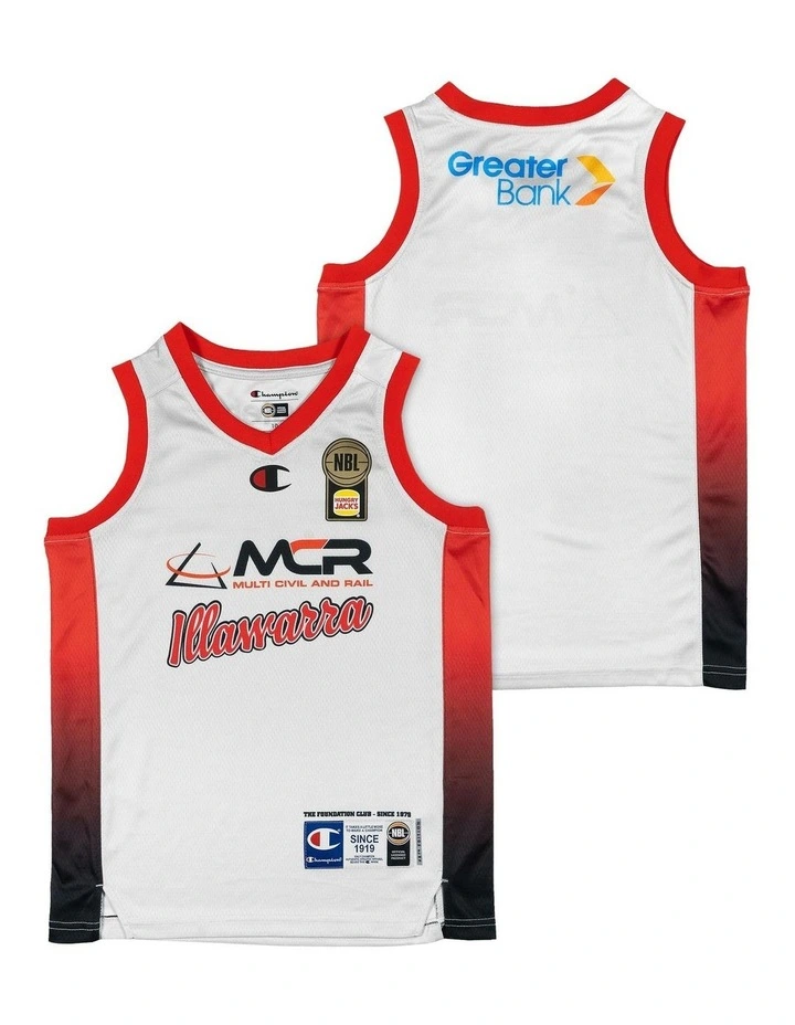 Illawarra Hawks 25/26 Youth HoopsFest Jersey in White image 1