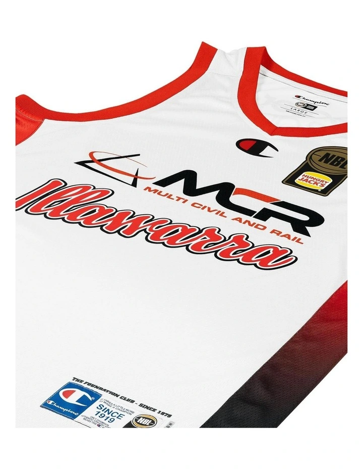 Illawarra Hawks 25/26 Youth HoopsFest Jersey in White image 2